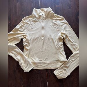 Butter Yellow Quarter Zip
